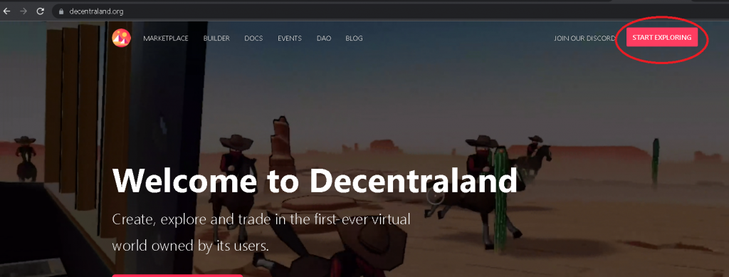 decentraland loguin